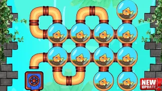 Save the Fish Game / Fishdom ads mini Game / Pull the Pin  / level 5196-5220 solution / Fishy Gaming