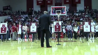 Mike Woodson and Michael Shipp speak on Senior Night 2023