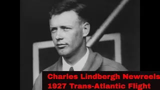 CHARLES LINDBERGH KODAK NEWSREELS  TRANS-ATLANTIC FLIGHT & RETURN TO USA (SILENT FILM) 23534a