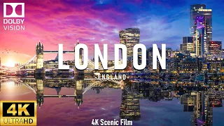 LONDON VIDEO 4K HDR 60fps DOLBY VISION WITH SOFT PIANO MUSIC