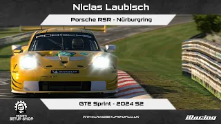 iRacing - 24S2 - Porsche RSR - GTE Sprint - Nürburgring - Nic