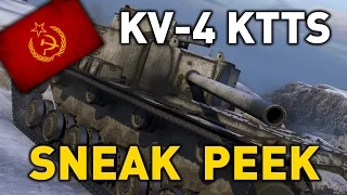 World of Tanks || KV-4 KTTS - Sneak Peek