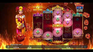 Fire And Roses Joker Slots 15 Free Spins + Retrigger