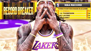 NBA 2K23 My Career - BREAKING 3 POINT RECORD With CENTER! (Inside-Out Scorer) Next Gen Gameplay