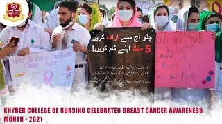 Khyber College of Nursing Celebrated Breast Cancer Awareness month