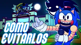 Como evitar a los Animatronicos y Clones de Five Nights at Sonic's 2 Reopened