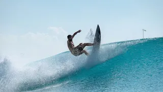 Ramzi Boukhaim shredding it at Surf Abu Dhabi