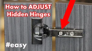 How to Adjust Kitchen Cabinet Hinges - DIY