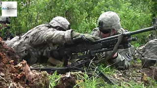 US Army Paratroopers Live Fire Training 2014