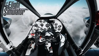 Microsoft Flight Simulator | Lockheed P-38 Lightning | Close Call - Low Level Wind Shear Recovery