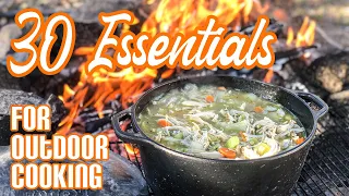 30 Cooking Essentials for Outdoor Camp Cooking