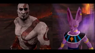 Kratos God of War  NEW Version VS Beerus God of Destruction | DBZ Tenkaichi 3 MOD