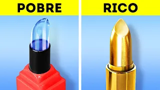 Rico vs. Pobre! Truques e Acessórios de Beleza Incríveis