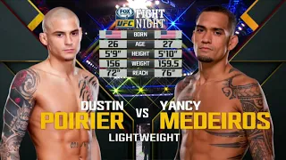Dustin Poirier vs Yancy Medeiros UFC FULL FIGHT NIGHT CHAMPIONSHIP