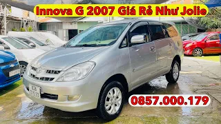 Mới Đăng Kiểm Xong-Bản G Xịn Full Option Giá Rẻ Như Jolie-Rẻ Vậy Tội Gì Mua Innova J 📞 Nghĩa 4 Bánh