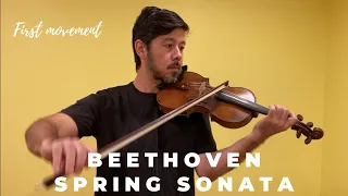 Beethoven - Violin Sonata in F Major No 5 Op.24 "Spring" - First Movement - Allegro