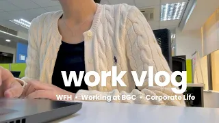 Work Vlog 🎥 working at BGC, #workfromhome, commuting via mrt, corporate girl, bit of cooking