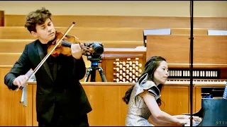 Benjamin Beilman, violin and Gloria Chien, piano: Three Pieces by Fritz Kreisler