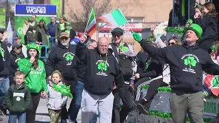 Crowds return after two years for South Side Irish Parade