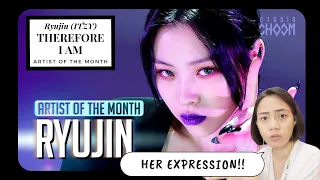 Retired Dancer Reacts to RYUJIN (ITZY) - THEREFORE I AM [ARTIST OF THE MONTH] (Reaction Video)