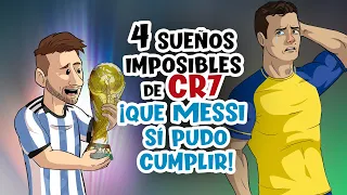 Los 4 sueños imposibles de CR7 ¡Que Messi sí pudo cumplir!