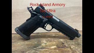 Rock Island Armory Tac Ultra 10MM Unboxing and first shots!