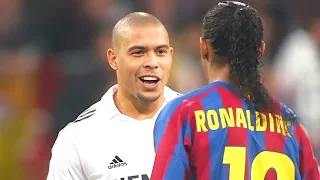 Ronaldinho & Ronaldo Showing Their Class in 2005