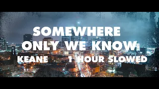 1 Hour Loop: Keane - Somewhere Only We Know // Slowed + Reverb