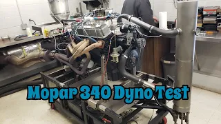 Mopar 340 on the Dyno