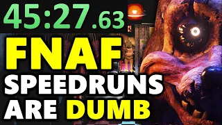Speedrunning FNAF made me dumber