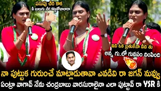 Ys Sharmila Strong Reply To Ys Jagan Vulgar Comments | Telugu Cinema Brother