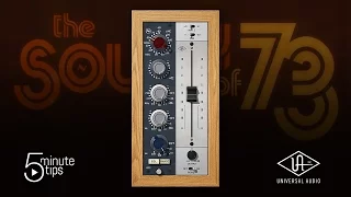 5-Minute UAD Tips: Neve 1073 Preamp & EQ Collection