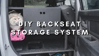 DIY Backseat Storage System | The Mortells