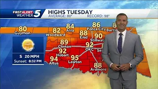 Tuesday May 21, 2024 FORECAST: Hotter, storms hit late
