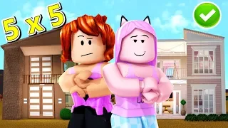 Roblox - DESAFIO DA CASA 5X5 (Bloxburg)