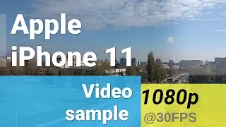 Apple iPhone 11 1080p@30fps video - main camera