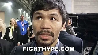 PACQUIAO REACTS TO SPENCE DOMINATING MIKEY GARCIA; EXPLAINS WHAT WENT WRONG FOR GARCIA