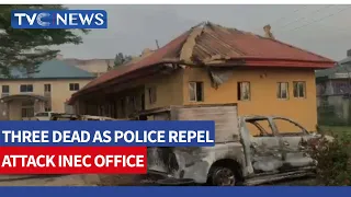 How Police Repel Attack on INEC Headquarters in Imo, Three Dead (WATCH VIDEO)