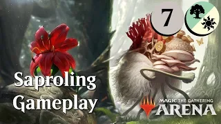 MTG Arena Beta | GW Saprolings Gameplay Ep. 7 [Torched]