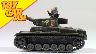 ROCO, German WWII Panzer III Tank with a short 50mm main gun, Roco Minitanks #174, Toy Car Case