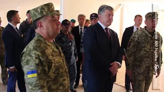 Президент України проінспектував хід будівництва  містечка для  морської піхоти