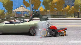 GTA IV - Epic Motorcycle Crashes Ragdolls Ep.10 (Euphoria Physics)