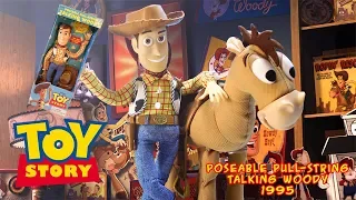 (ESPAÑOL) TOY STORY Poseable Pull-String Talking Woody 1995 - Reseña review