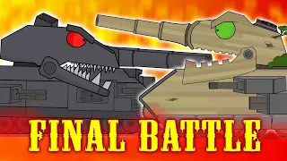 Final Battle RATTE vs Forest Master - Cartoons about tanks