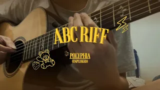 Polyphia- ABC Riff acoustic guitar (unplugged)