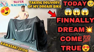 Taking Delivery Of My Dream Bike Ninja ZX10R ❤️| @ManikAtri | Manik Atri Vlogs | #viral #zx10r