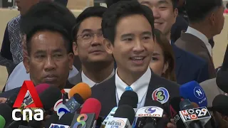 Thai opposition lawmaker Pita Limjaroenrat returns to parliament