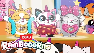 Sharing Is Caring + Sparkling Song Fun! | Rainbocorns MASH UP comp! | Cartoons for Kids | ZURU