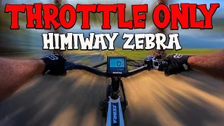 Throttle only on Himiway Electric Bike the Himiway Zebra