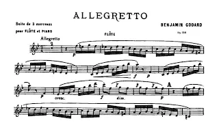 Benjamin Godard - Allegretto ♩= 76 (Slow) Piano Accompaniment